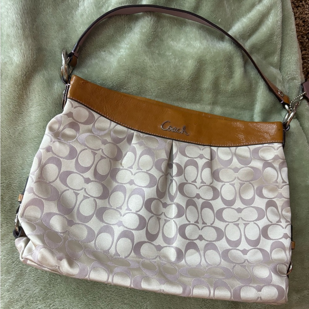 White coach purse